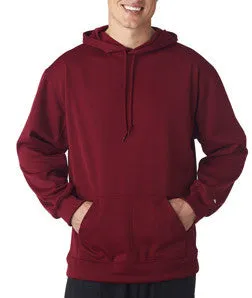 1454 Badger Adult BT5 Performance Fleece Poly Hoodie Cardinal