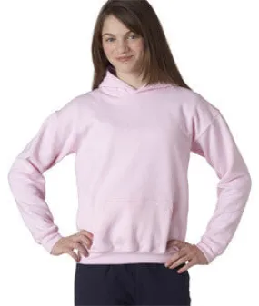 18500B Gildan Youth Heavy BlendHooded Sweatshirt Light Pink