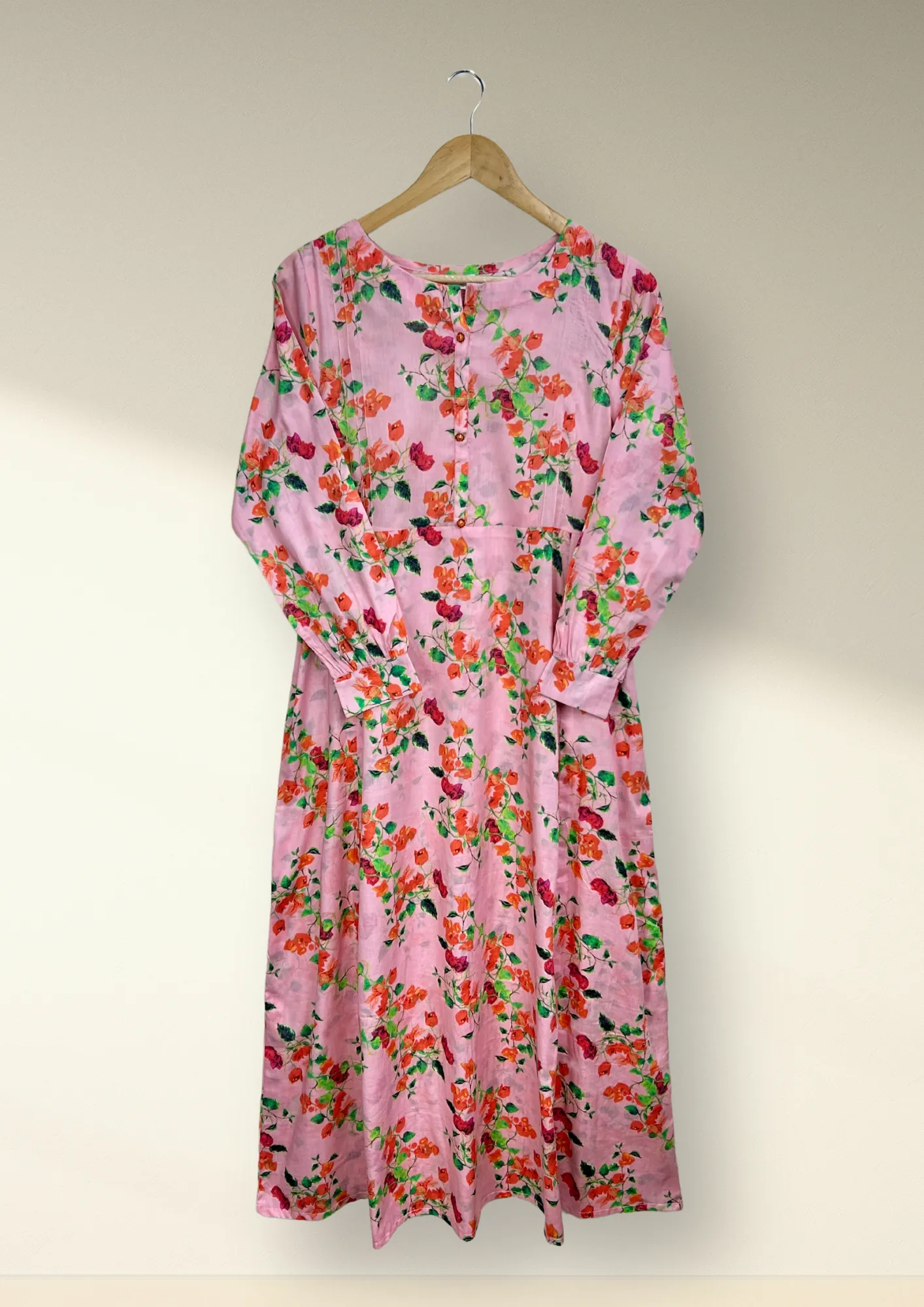 1Pc Printed Lawn Long Tunic PRINT-R24-0017