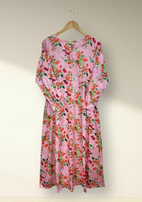 1Pc Printed Lawn Long Tunic PRINT-R24-0017