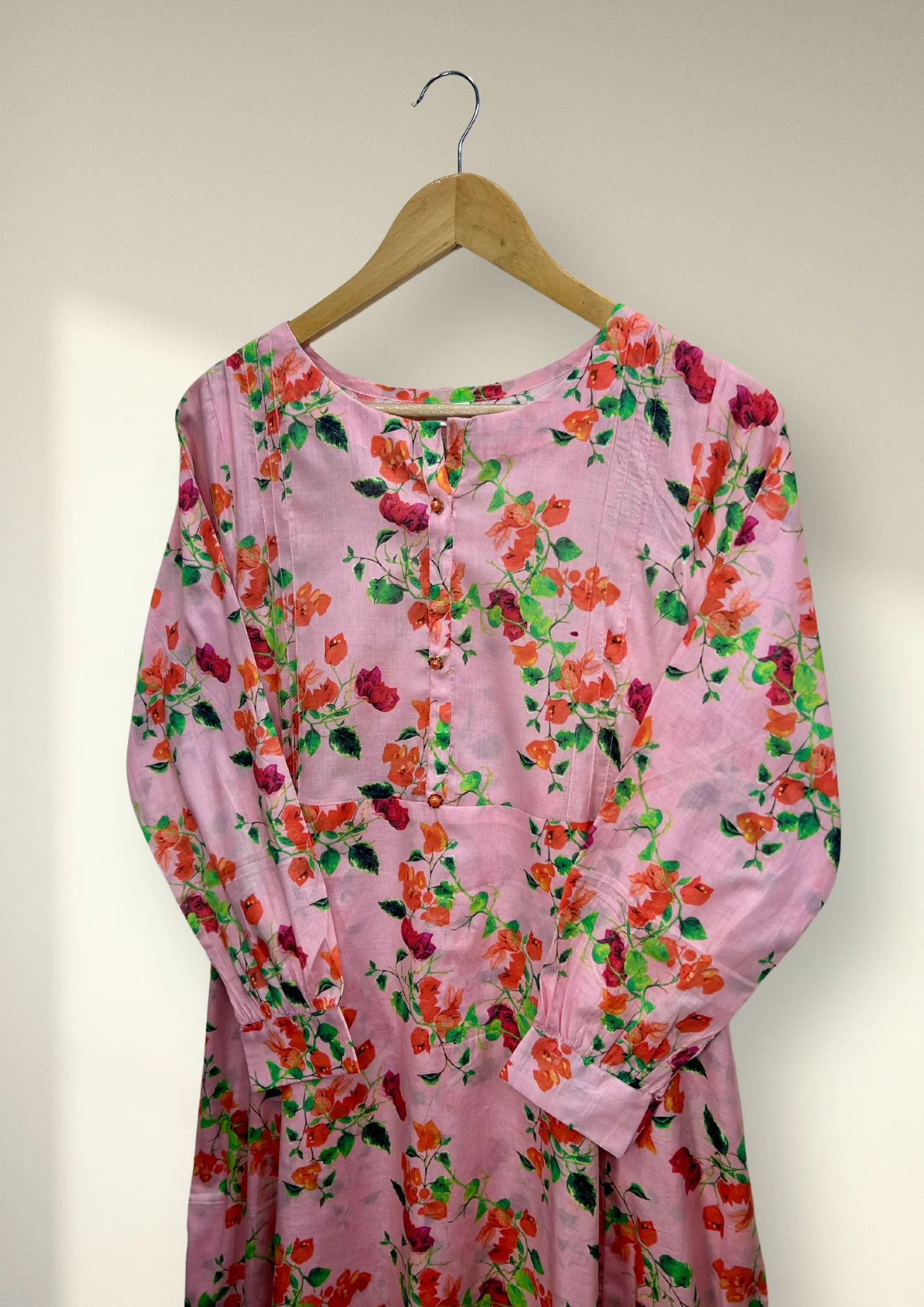 1Pc Printed Lawn Long Tunic PRINT-R24-0017