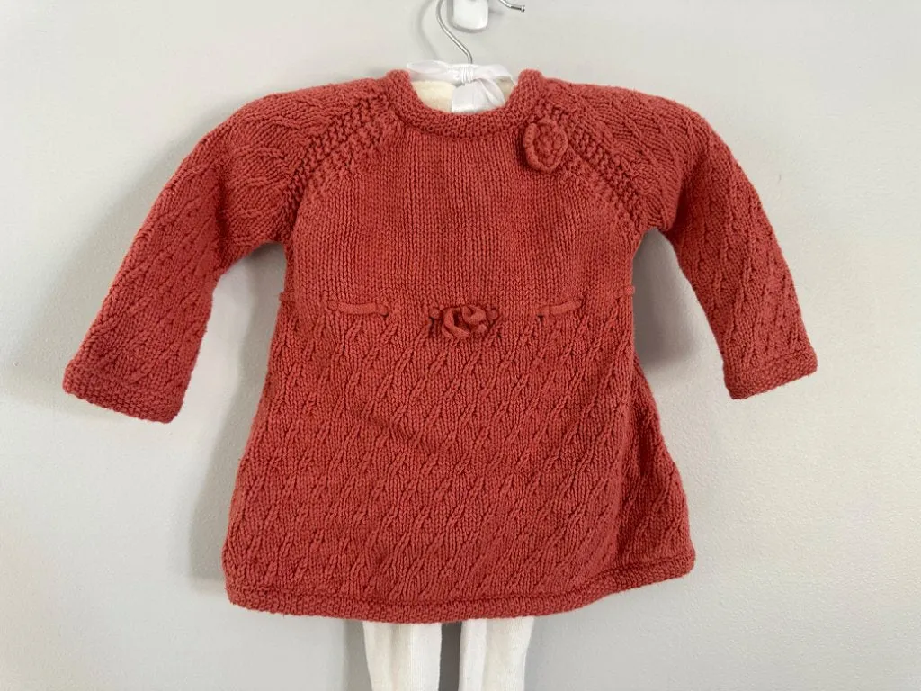 3 Piece Knit Dress - Girl 0-3months, Kids 3 Month (0-3M)
