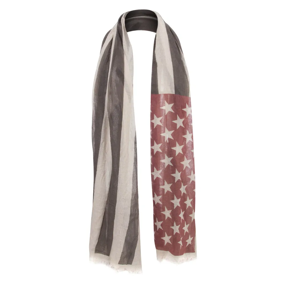 American Flag Summer Scarf