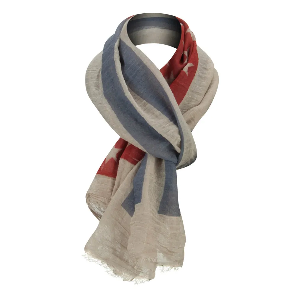 American Flag Summer Scarf