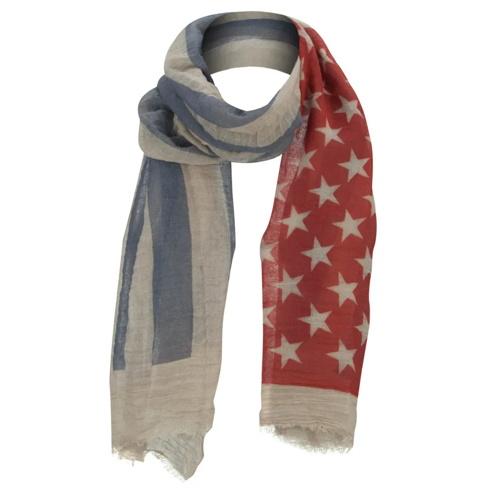American Flag Summer Scarf