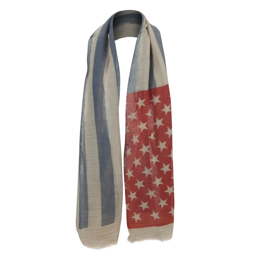American Flag Summer Scarf