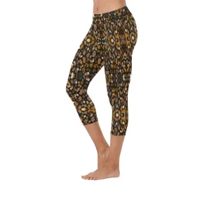 Animal Print Capri Leggings up to 5 XL