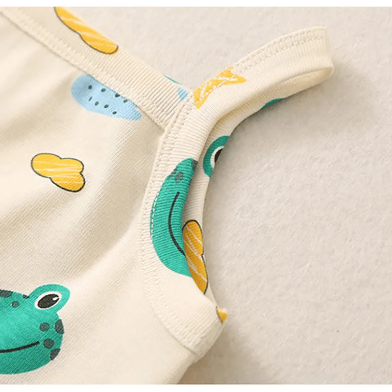 Baby Frog Starfish Crew Neck Bodysuit