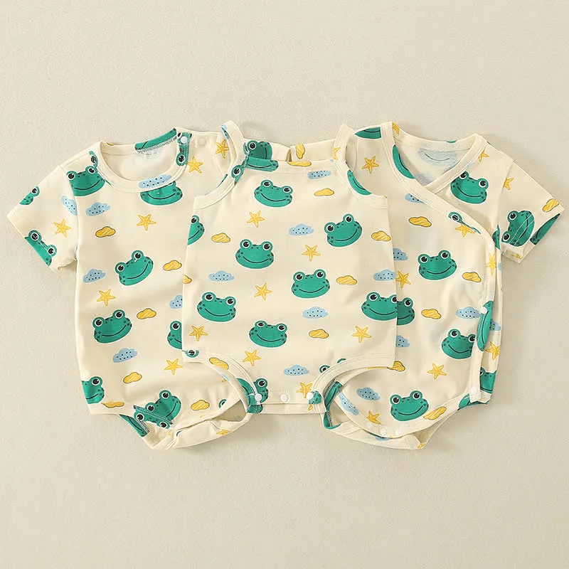 Baby Frog Starfish Crew Neck Bodysuit