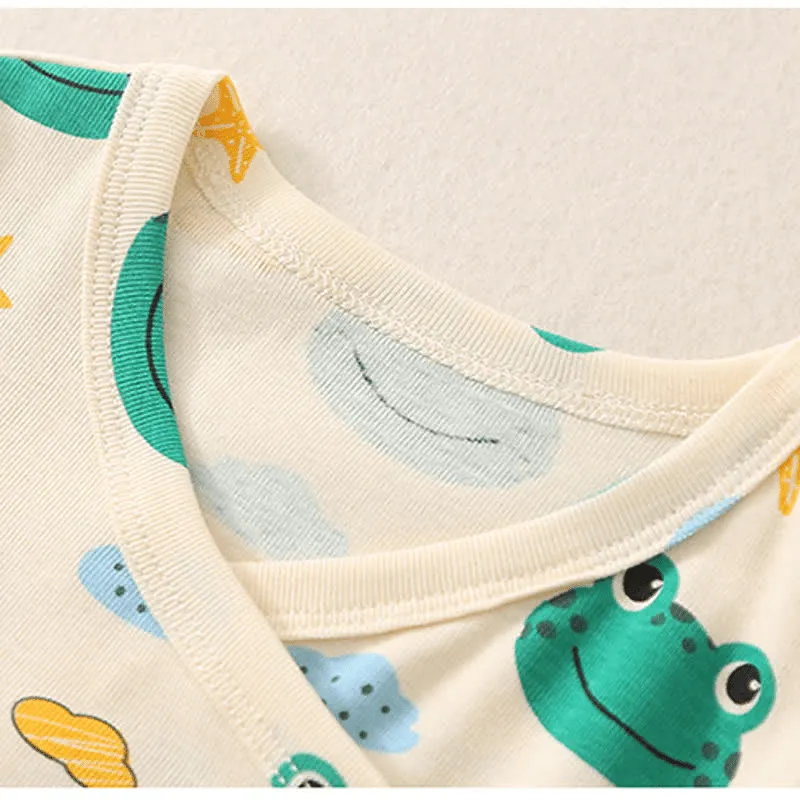 Baby Frog Starfish Crew Neck Bodysuit