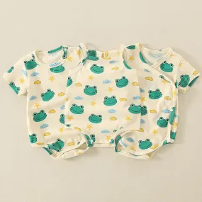 Baby Frog Starfish Crew Neck Bodysuit