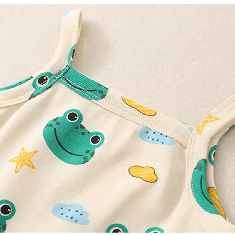 Baby Frog Starfish Crew Neck Bodysuit