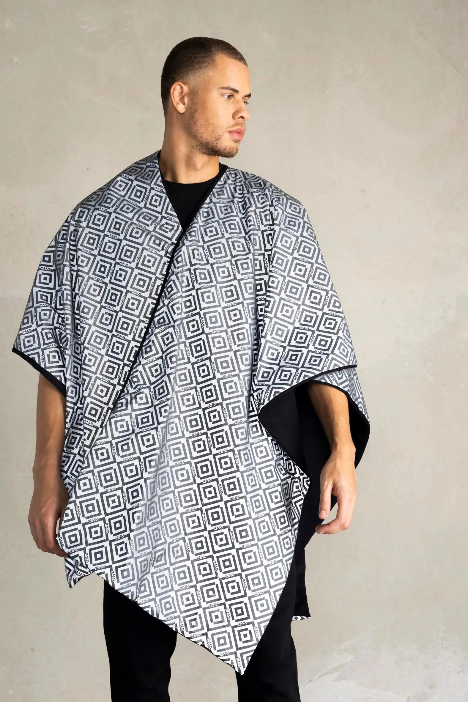 BALR X ISHU Reversible Poncho black