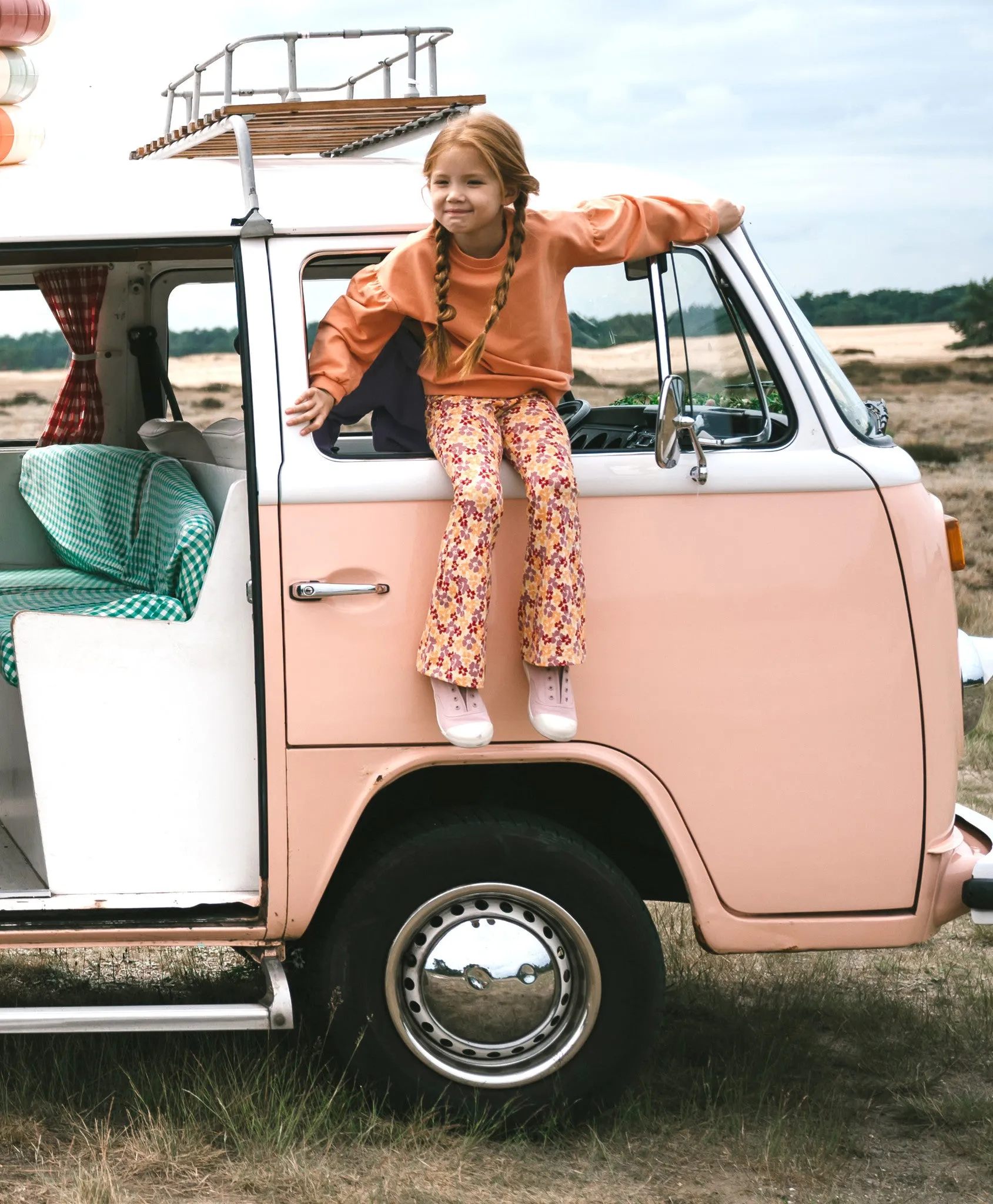 Bowie Flared Pants | Wild Flowers AOP