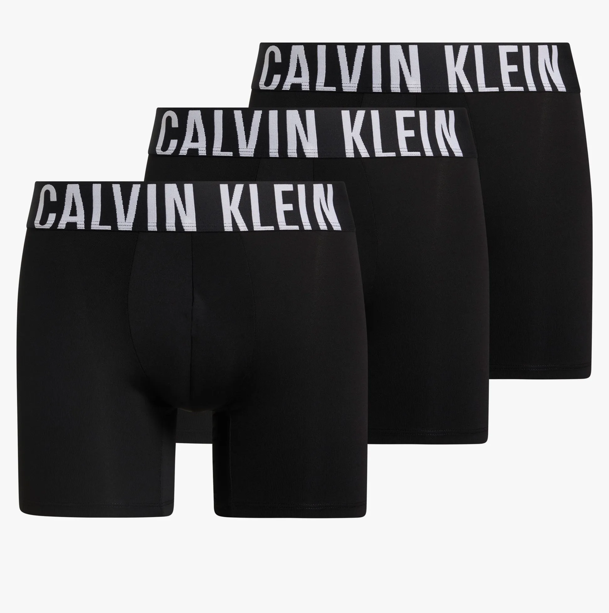 Calvin Klein INTENSE POWER 3 Pack Mens Boxer Briefs Black