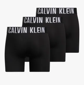 Calvin Klein INTENSE POWER 3 Pack Mens Boxer Briefs Black