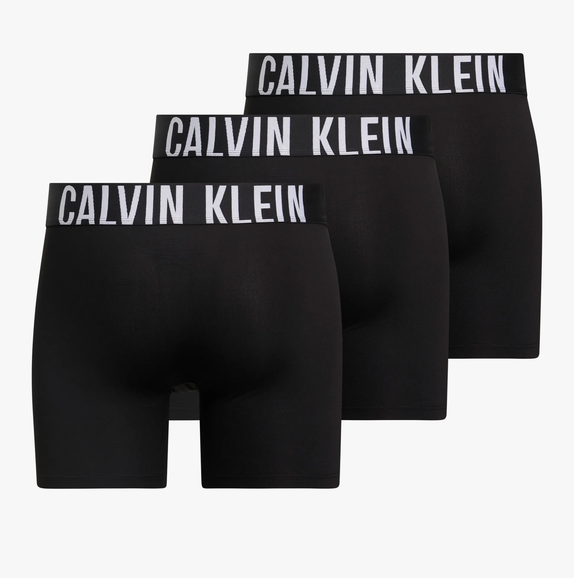 Calvin Klein INTENSE POWER 3 Pack Mens Boxer Briefs Black