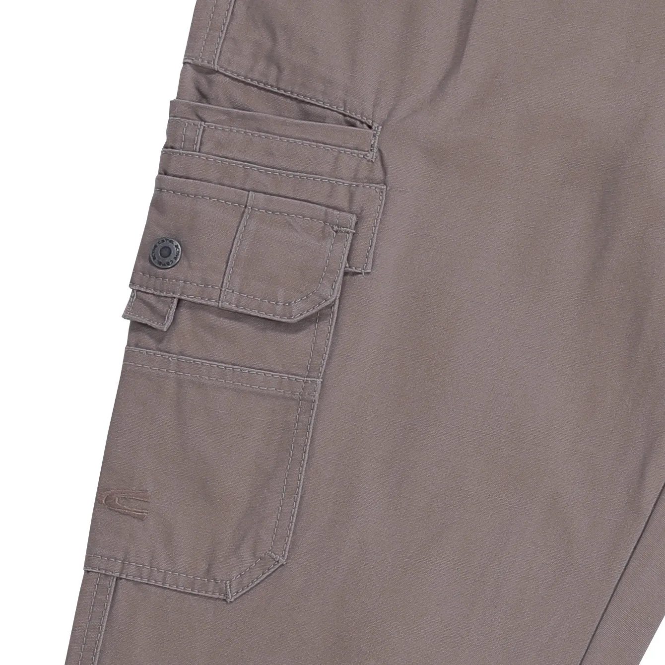 camel active Men Cargo Trousers in Regular Fit with Multipockets in 3 Colours Solid Cotton