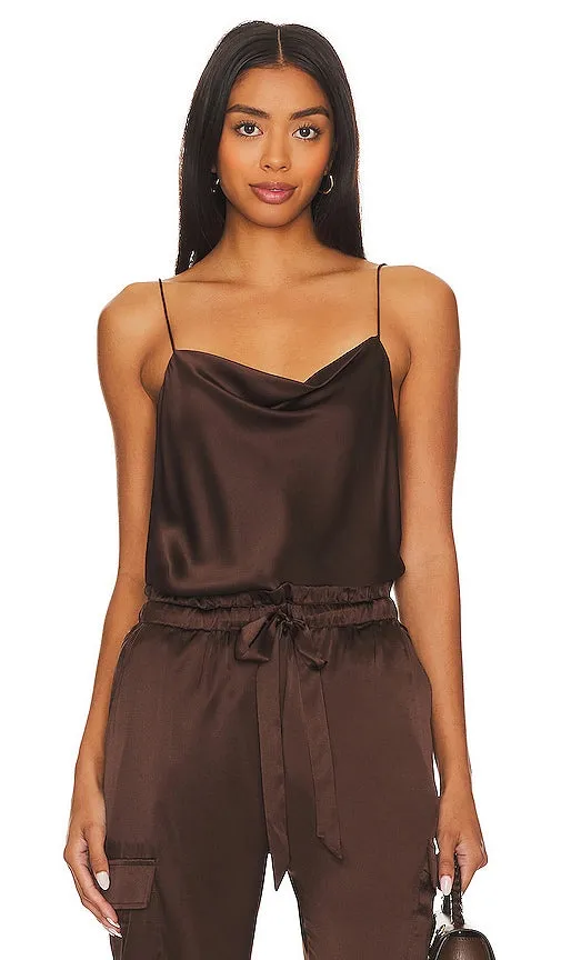 CAMI NYC Axel Bodysuit in Brown
