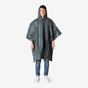 Checkered Rain Poncho for Adults
