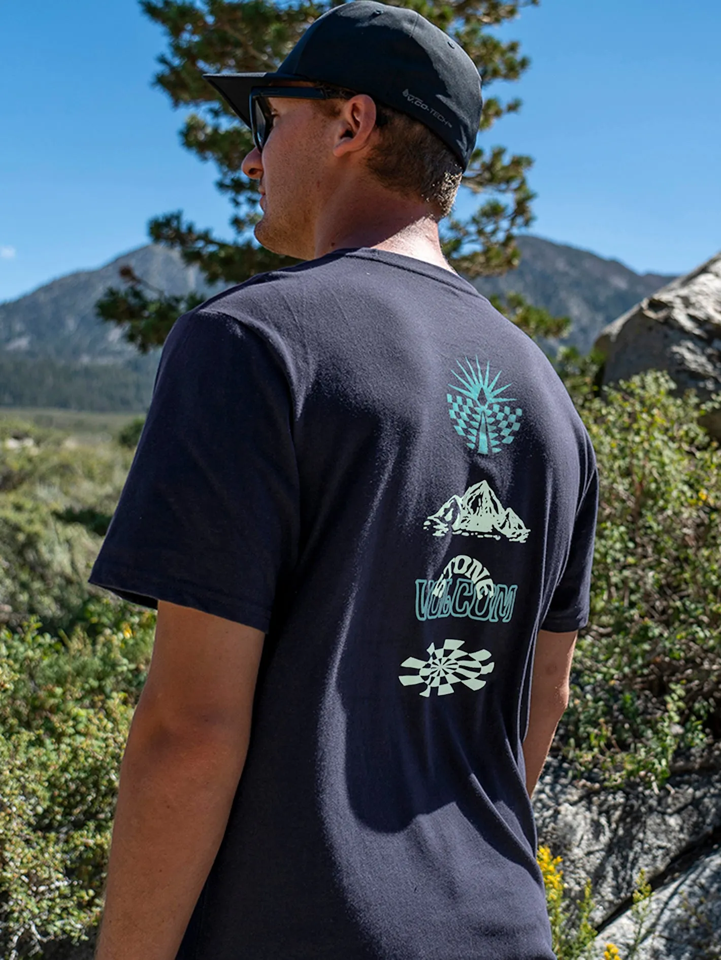 Chimney Short Sleeve Tee - Navy