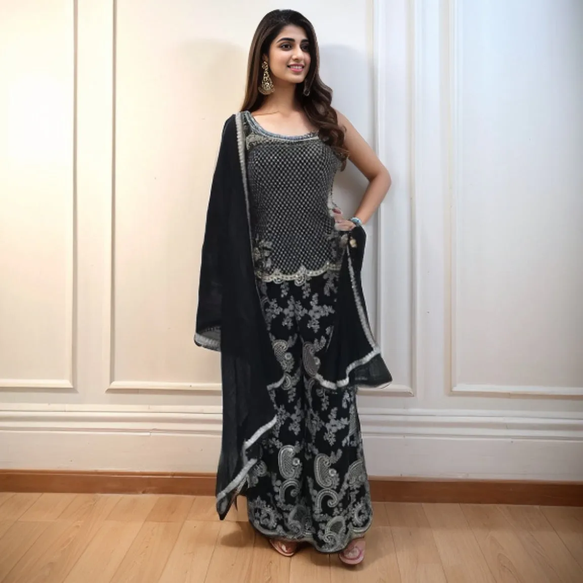 Choli Palazzo Scarf