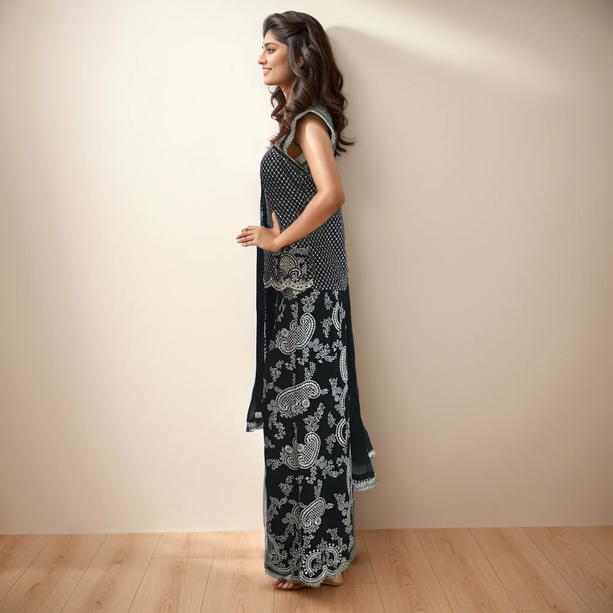 Choli Palazzo Scarf