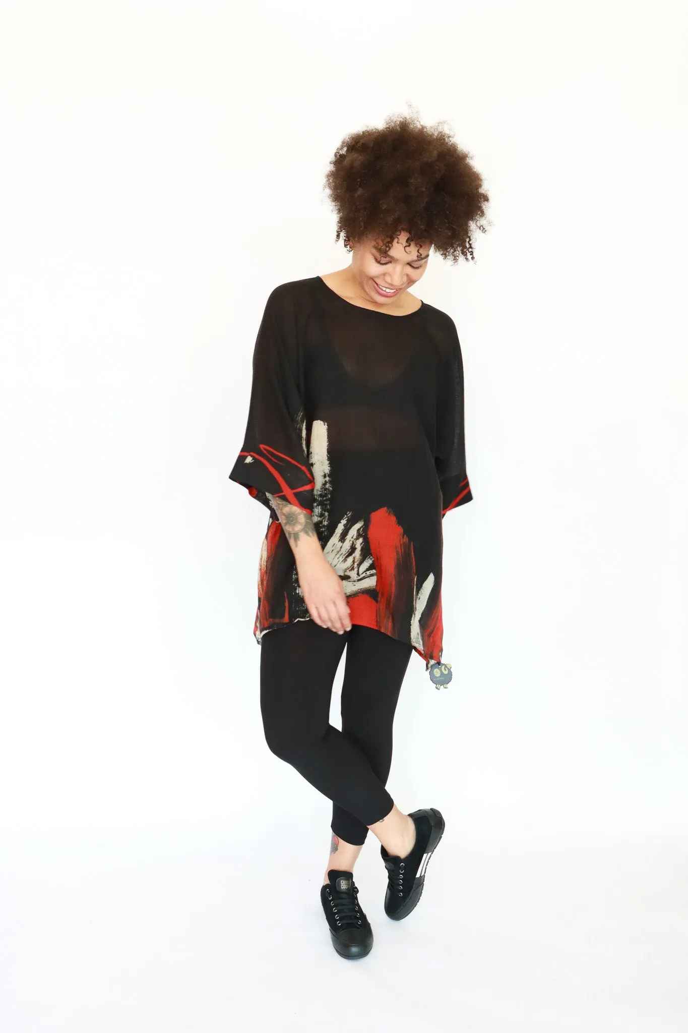 Cocoon House Wool Cinnamon Tunic