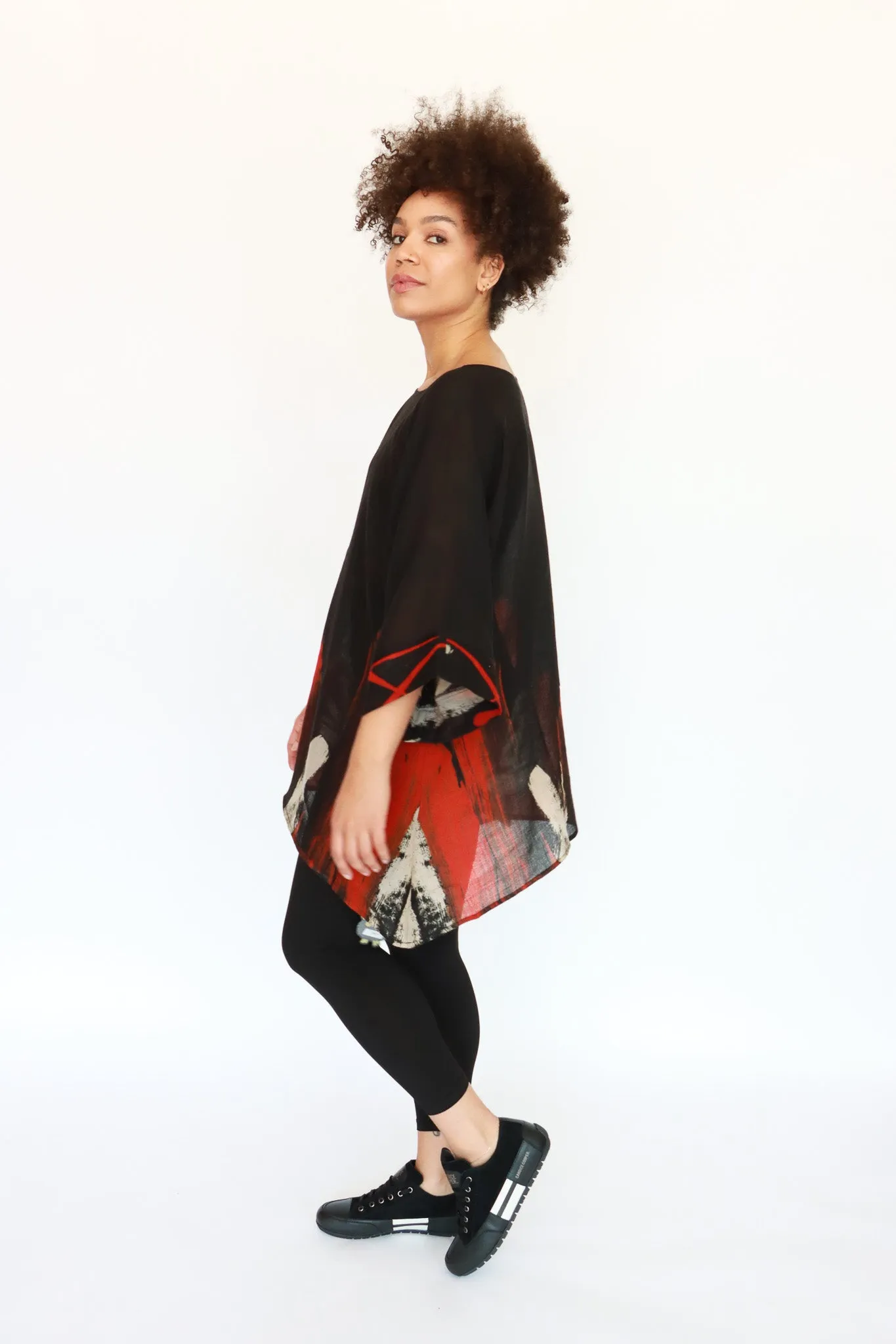 Cocoon House Wool Cinnamon Tunic