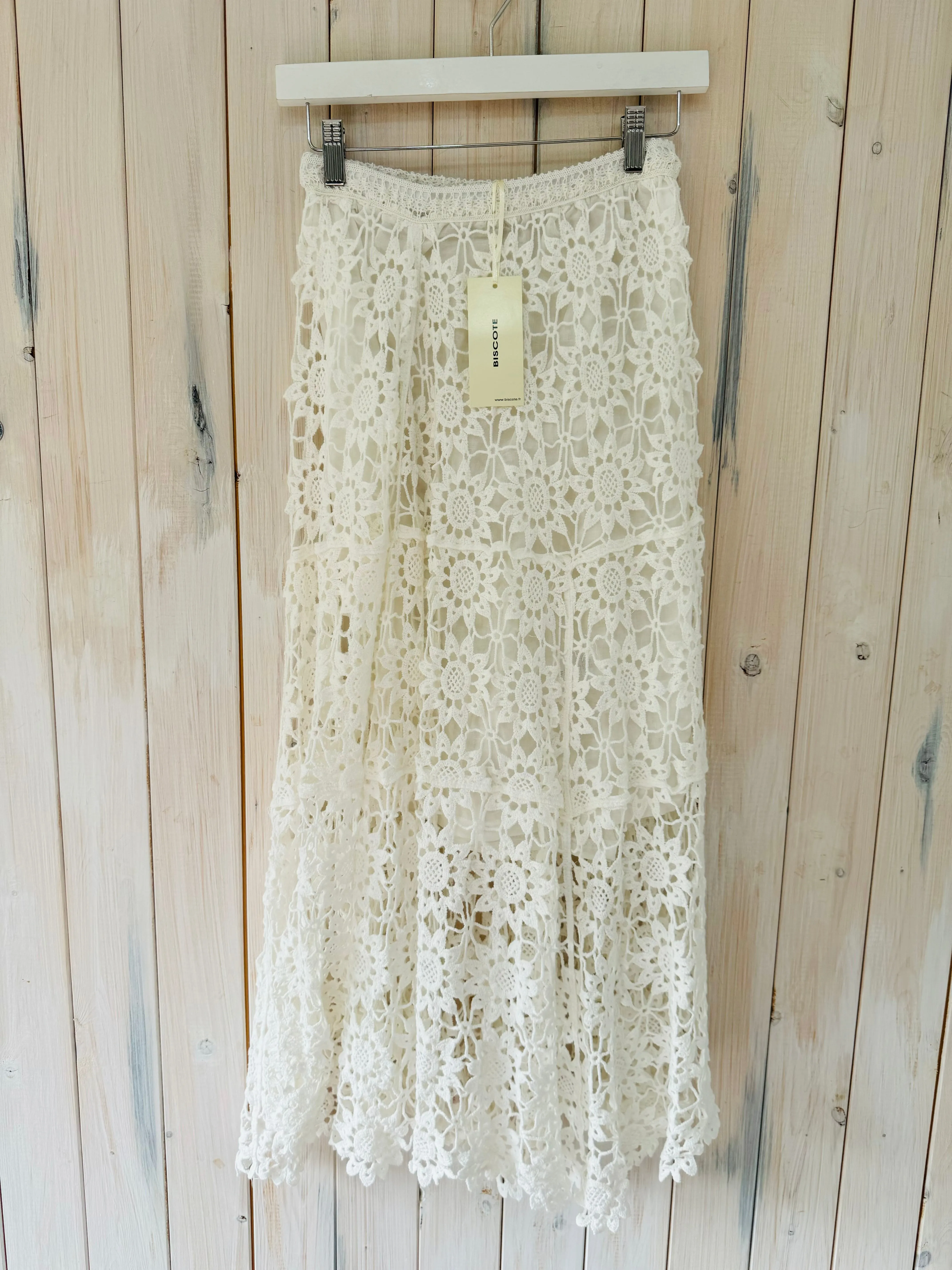 Corinne Crochet Skirt - New Colour - Biscote