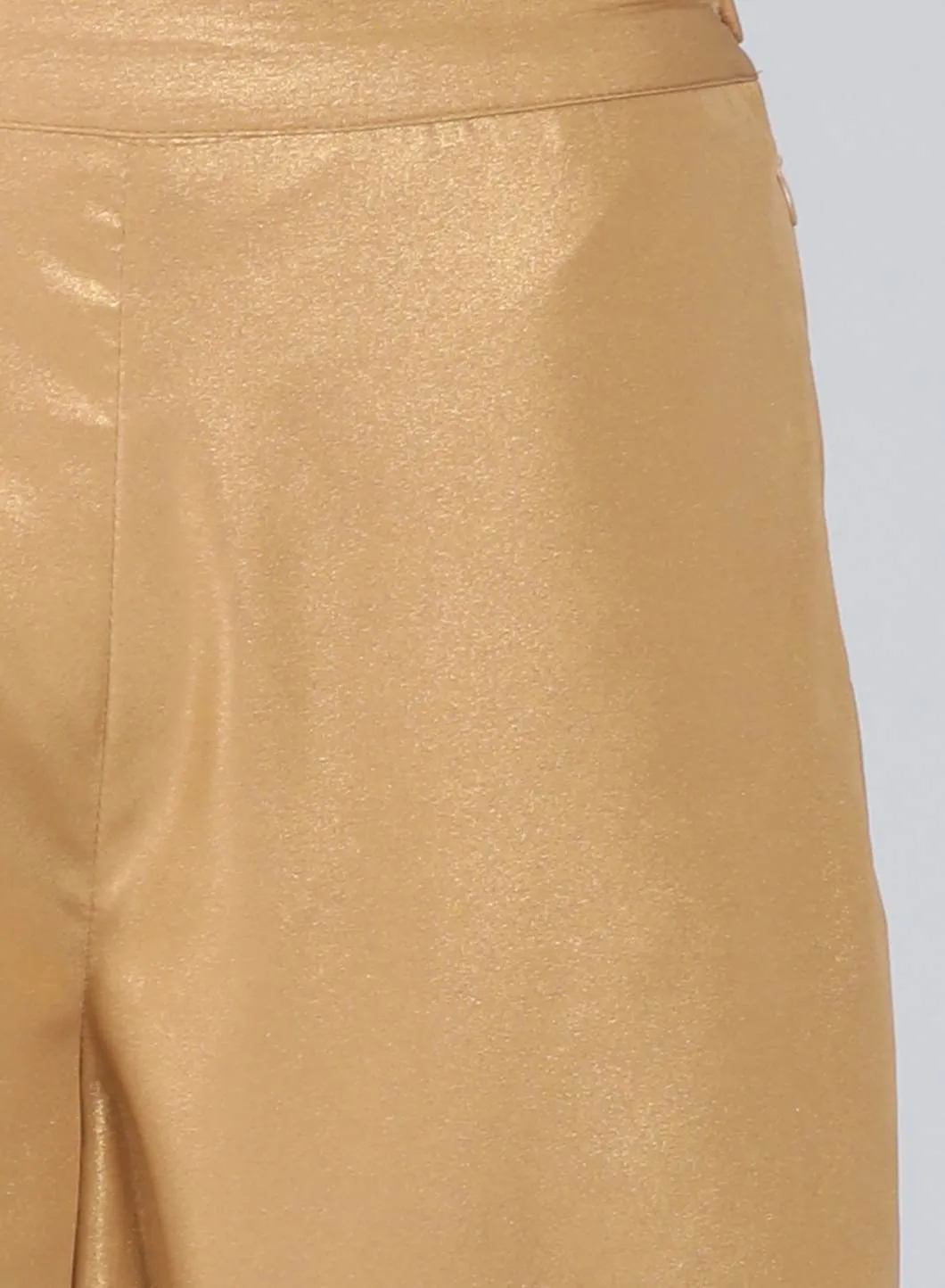 Dark Gold Flared Pants
