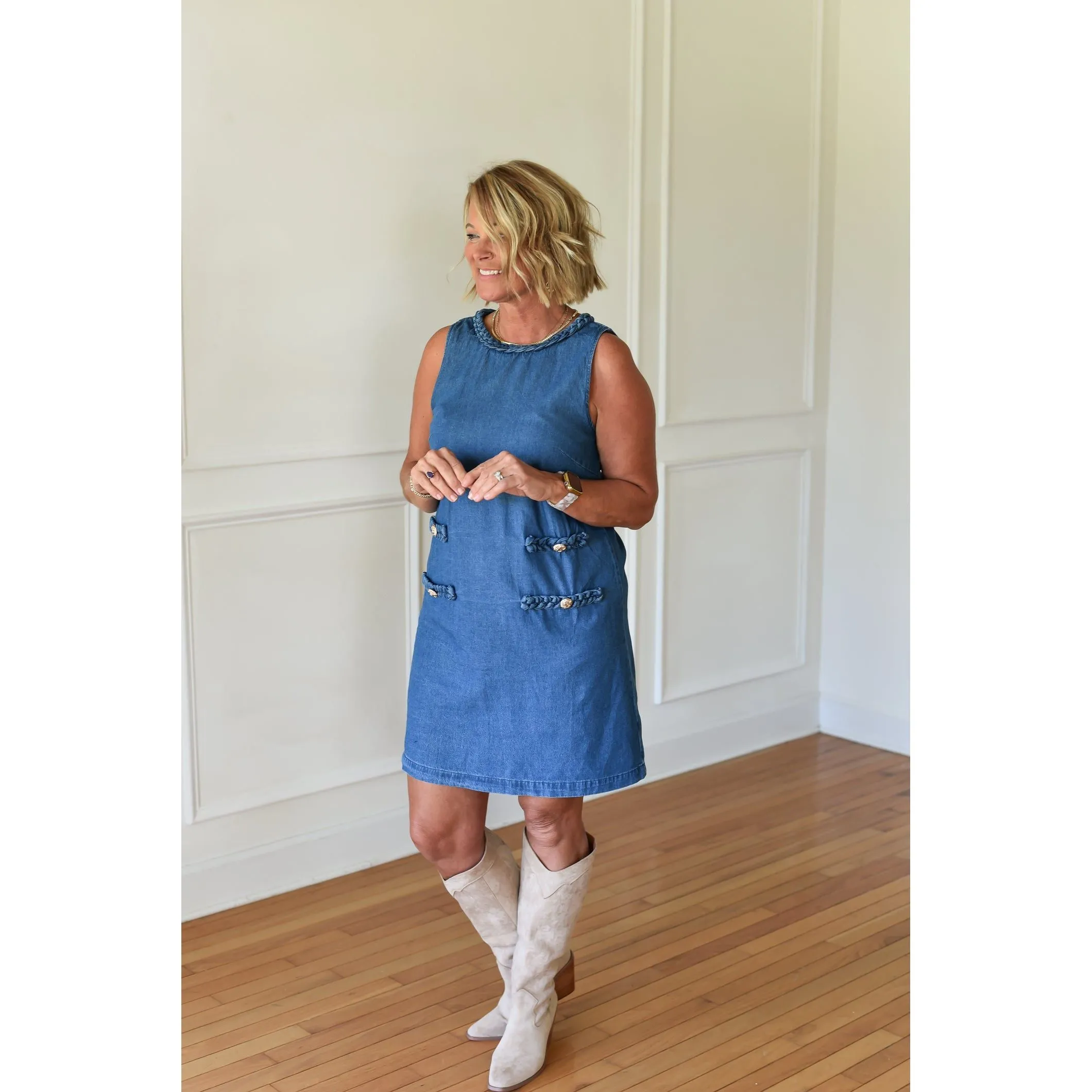 Dawn Rope Detail Tunic Dress