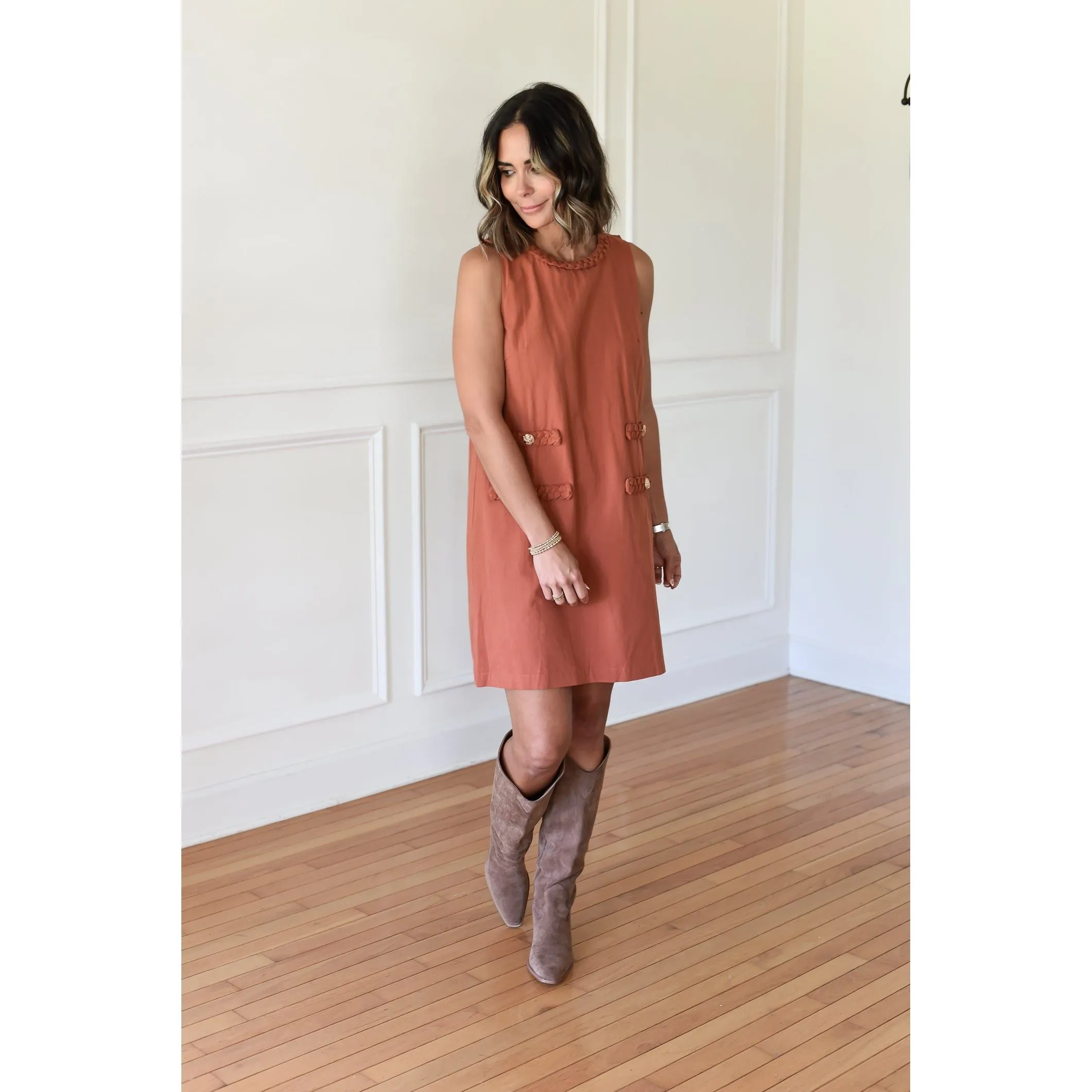 Dawn Rope Detail Tunic Dress