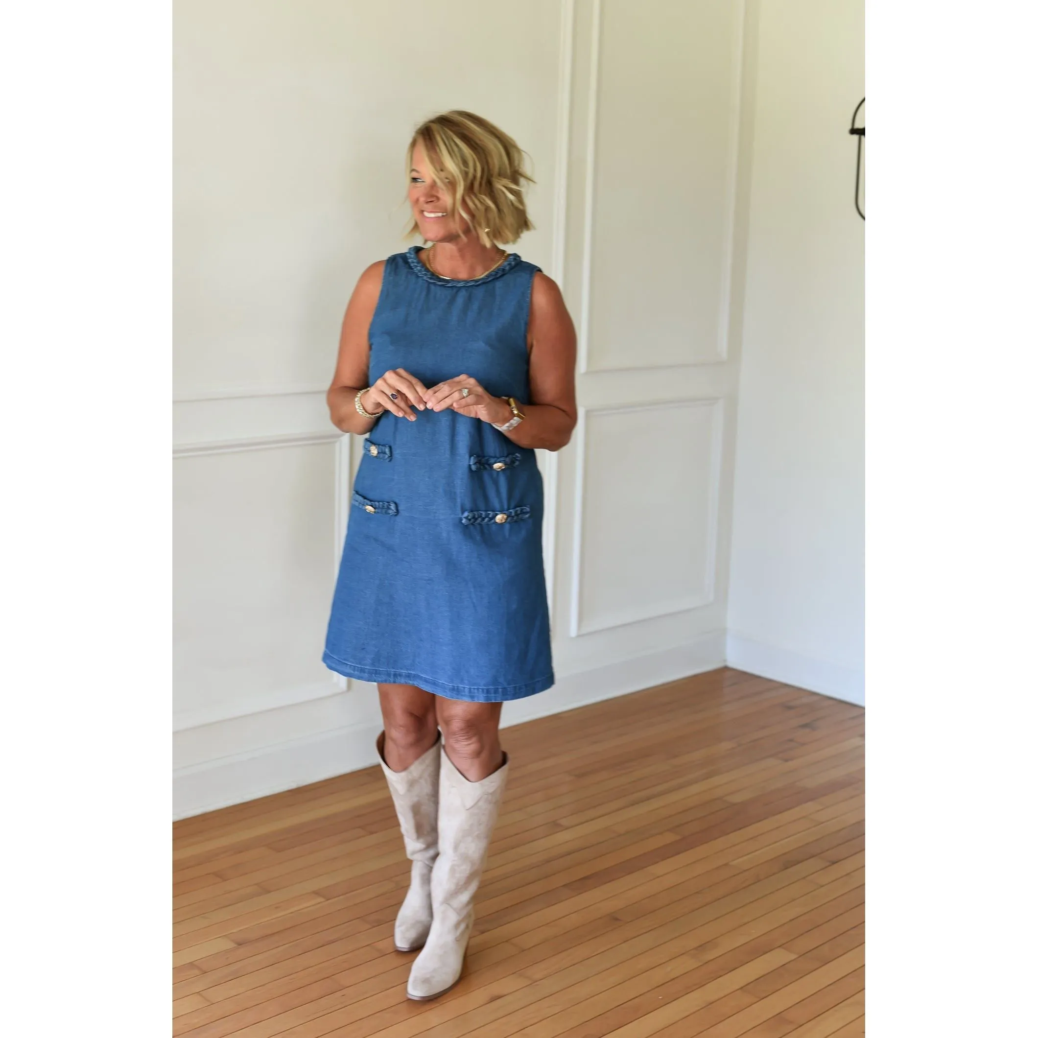 Dawn Rope Detail Tunic Dress