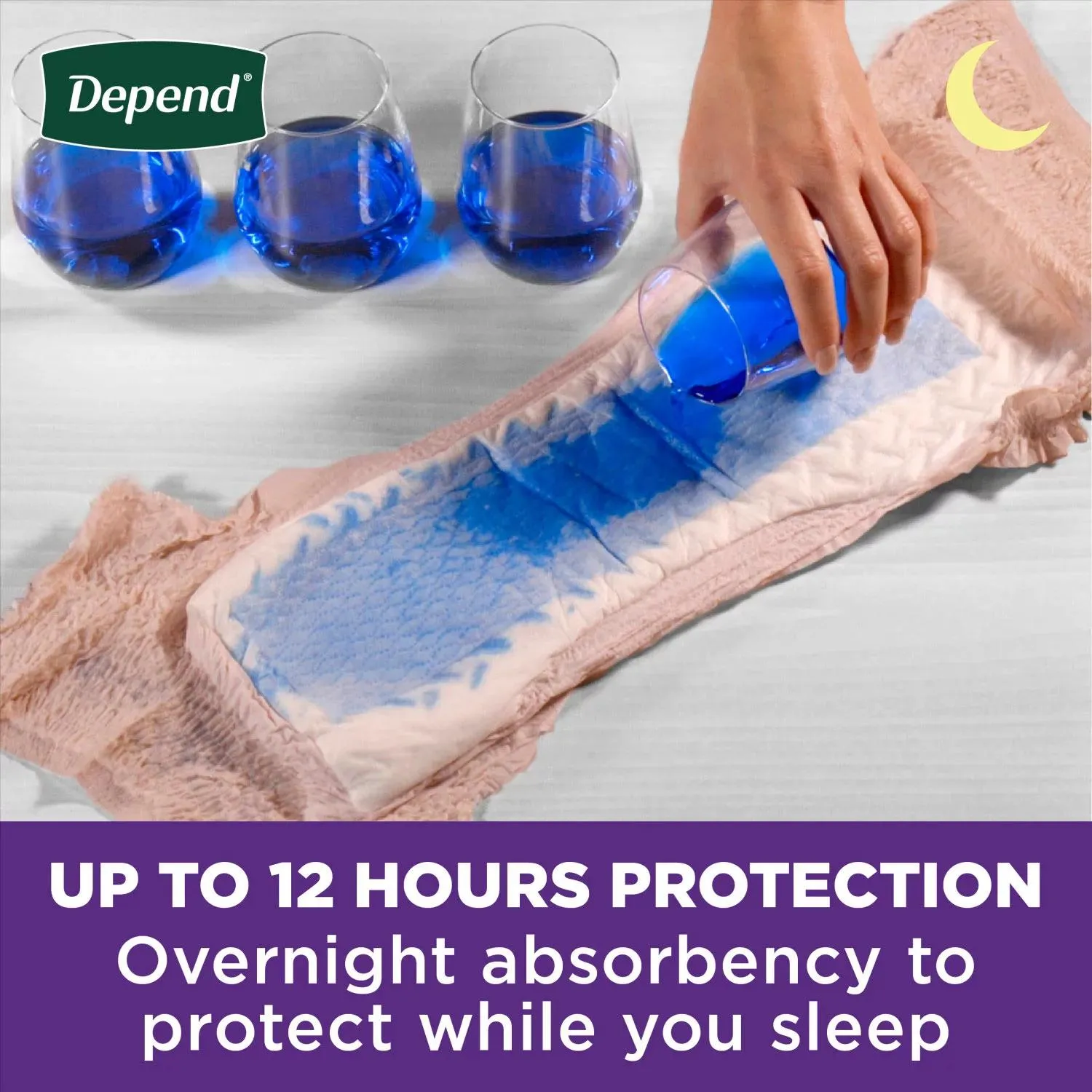 Depend Night Defense Adult Incontinence Underwear for Women - Choose Your Size