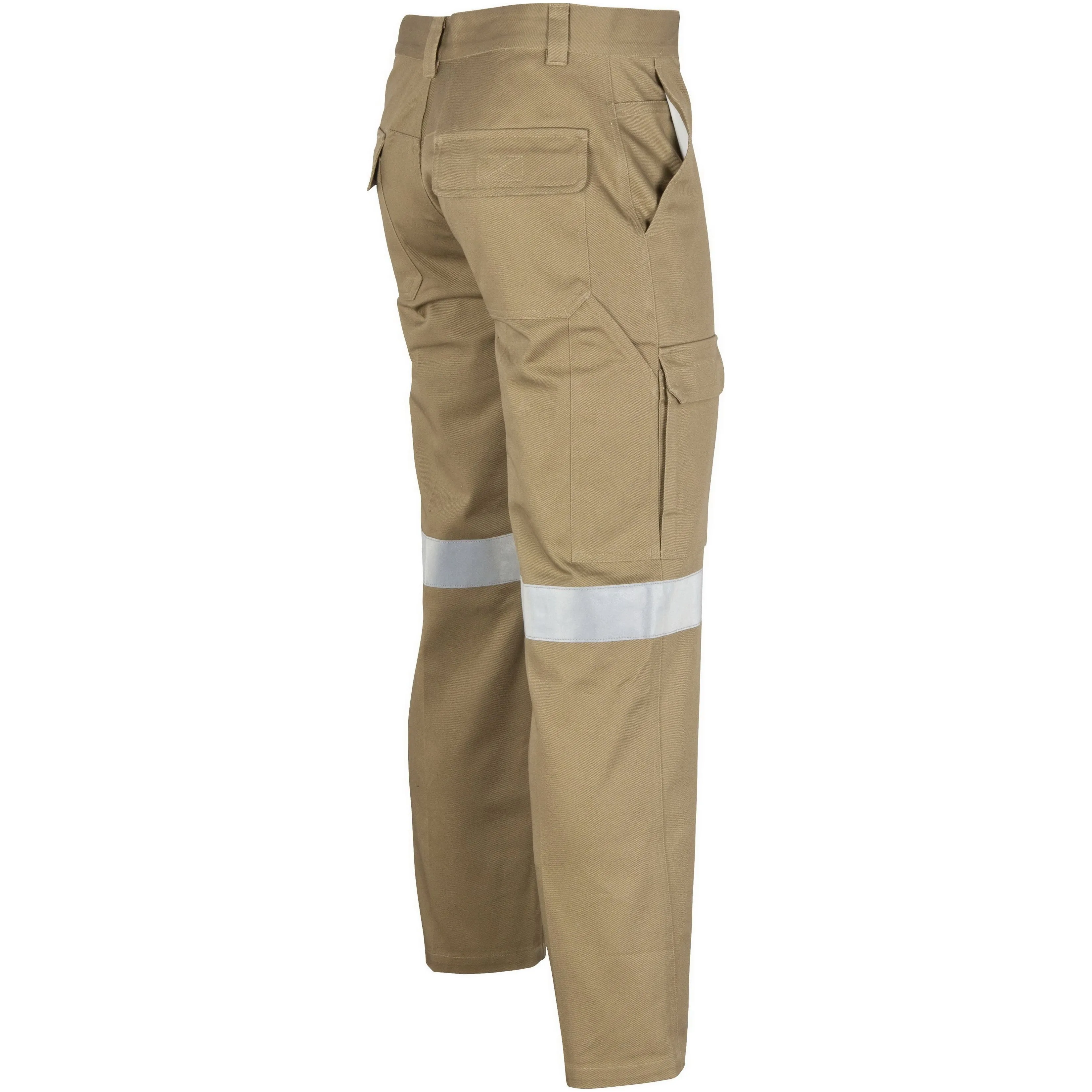 DNC Cotton Drill Cargo Pants With 3M Reflective Tape (3319)