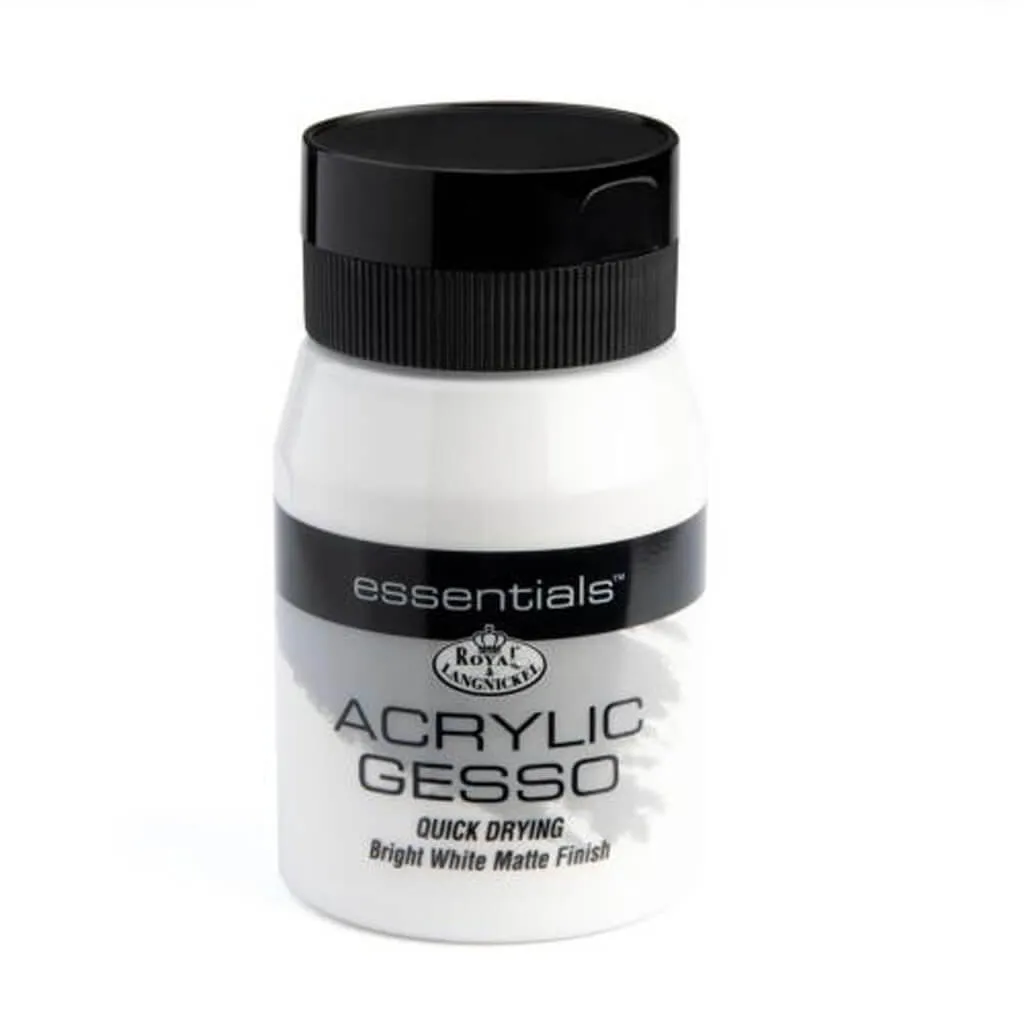 Essentials Acrylic Gesso Painting Primer 500ml