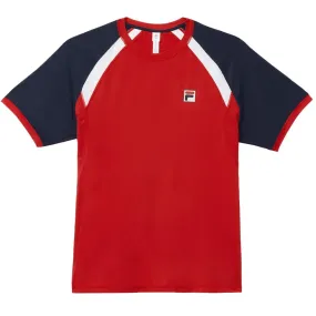 Fila Men's Heritage Essentials Shirt - Fila Red/Navy