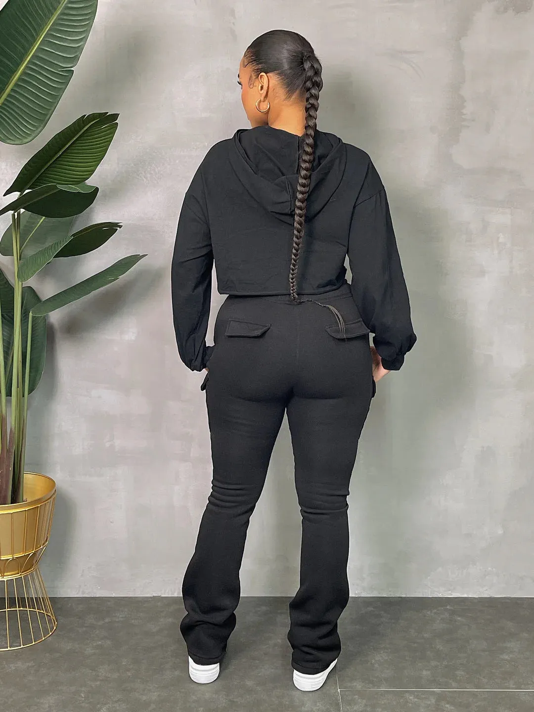 FLEECE STACKED CARGO (W)