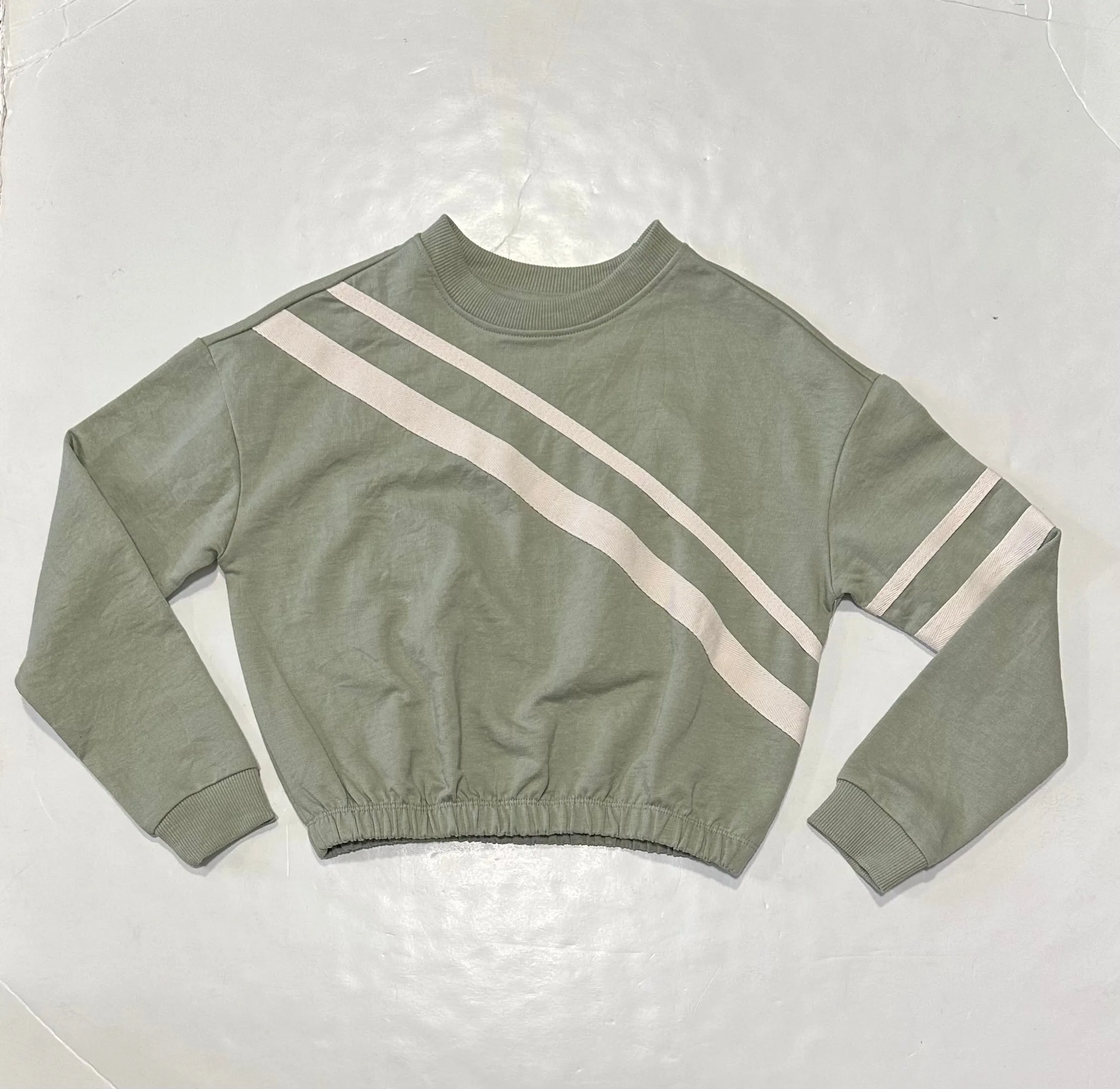 Green Blocked Sweatshirt