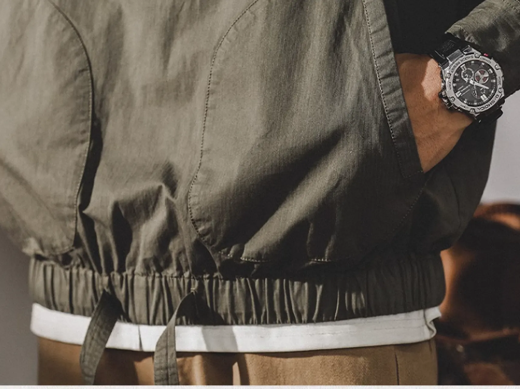 Half Zip Retro Jacket P0316