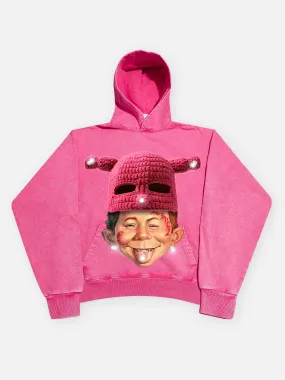 High quality Alfred E. bad boy Knit Hat Graphic print 425g hoodie