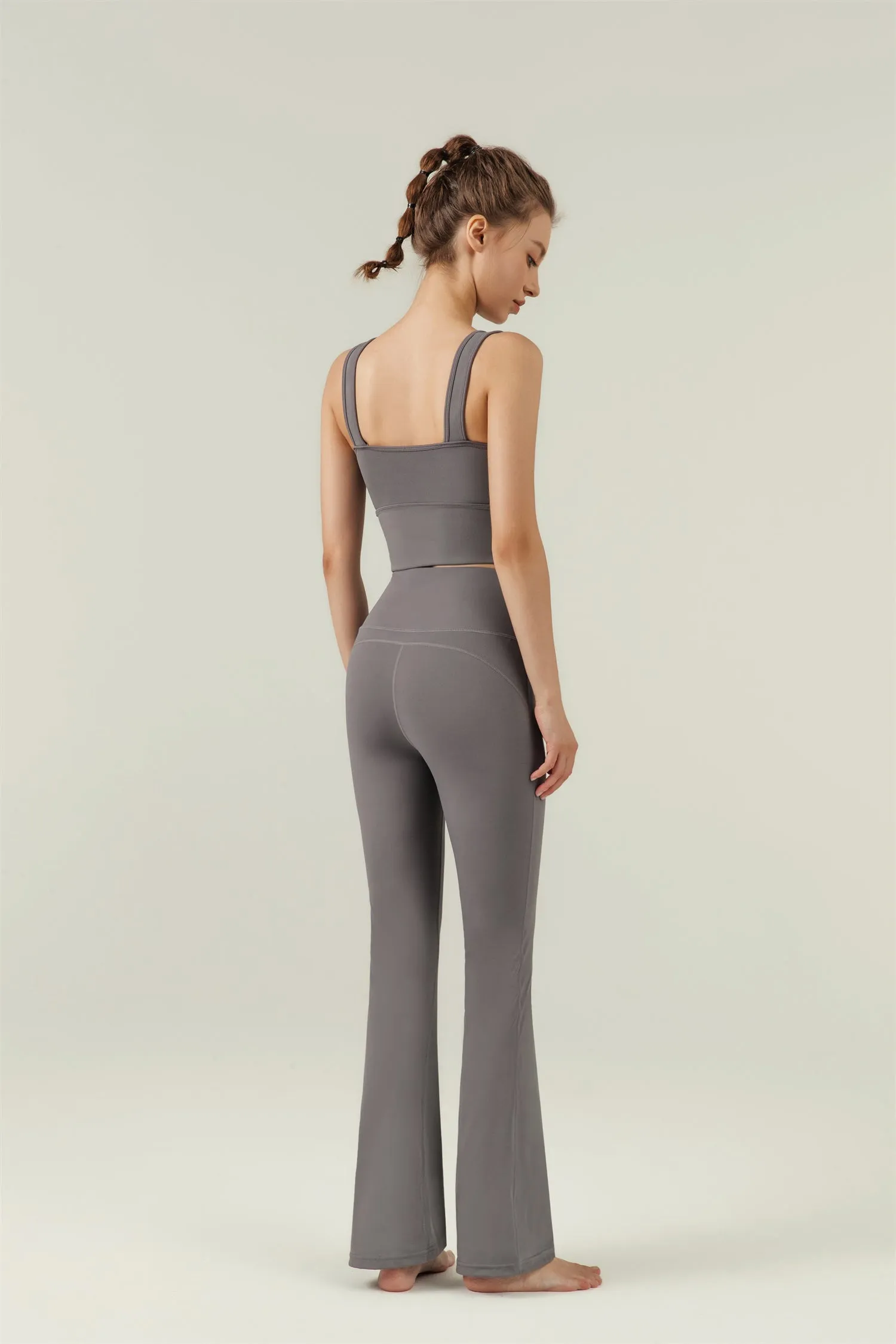 High Waisted Flared Sport Pant