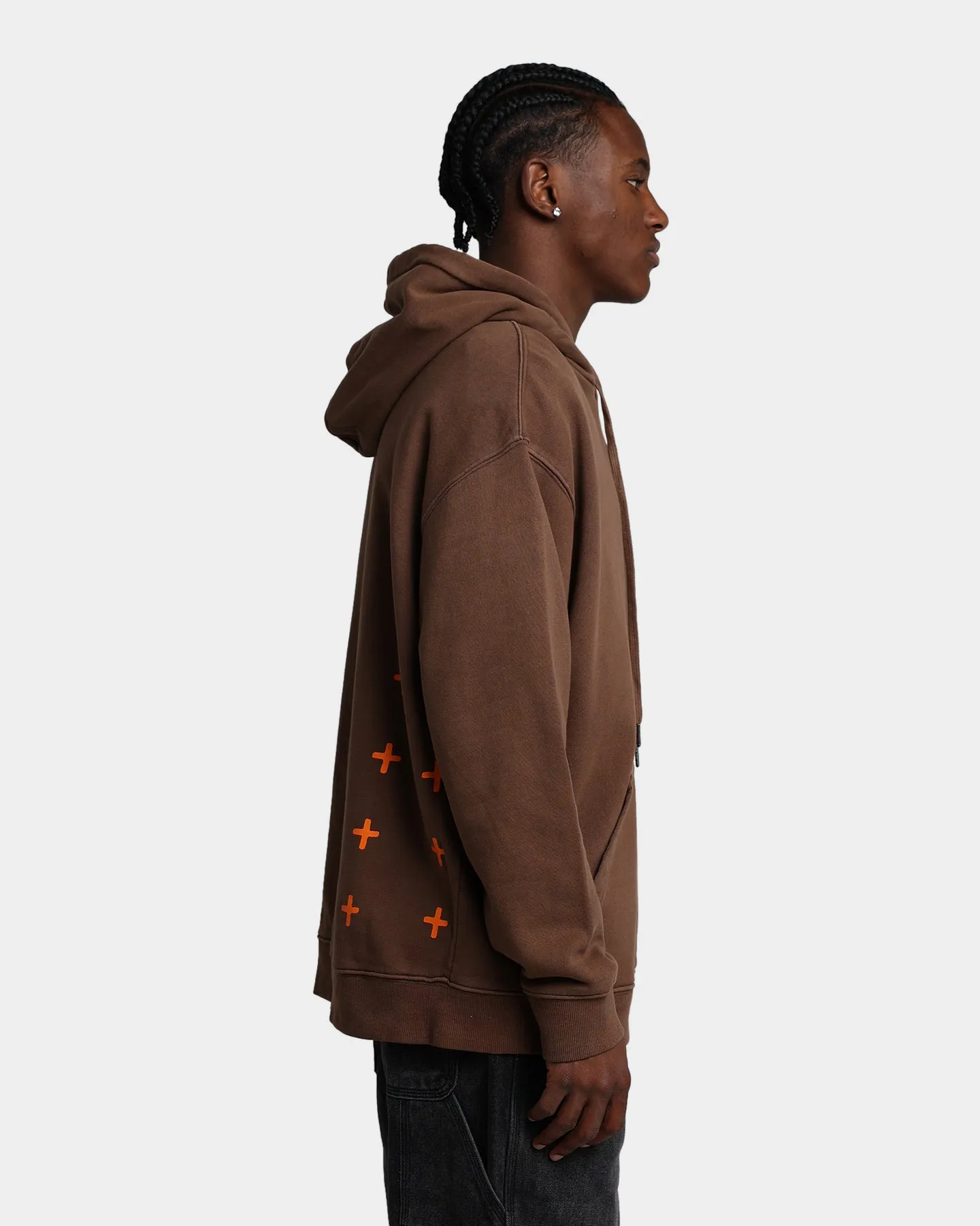 Ksubi 4 x 4 Biggie Hoodie Brown