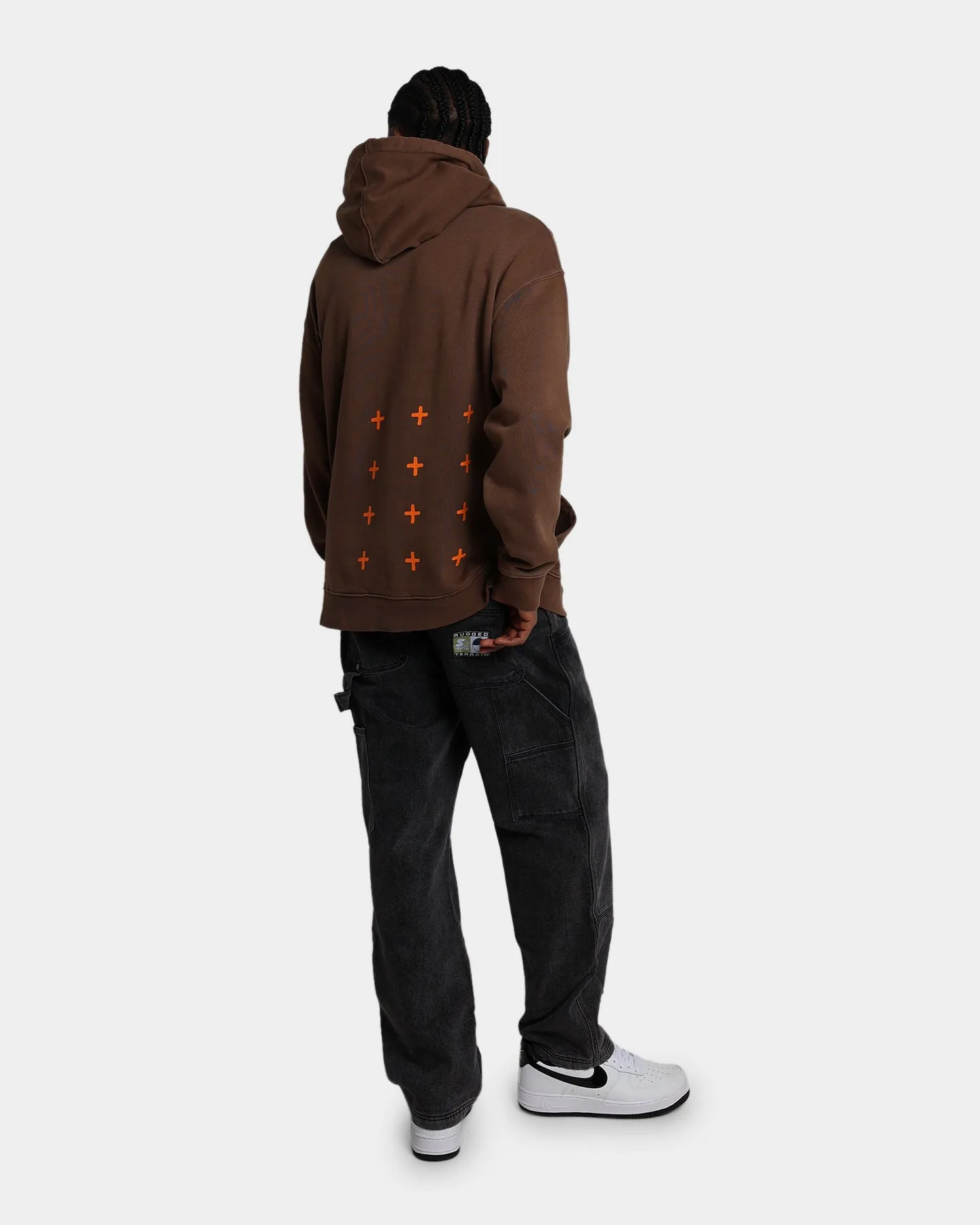 Ksubi 4 x 4 Biggie Hoodie Brown