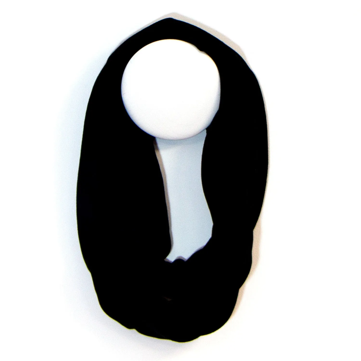 Long plain infinity scarf