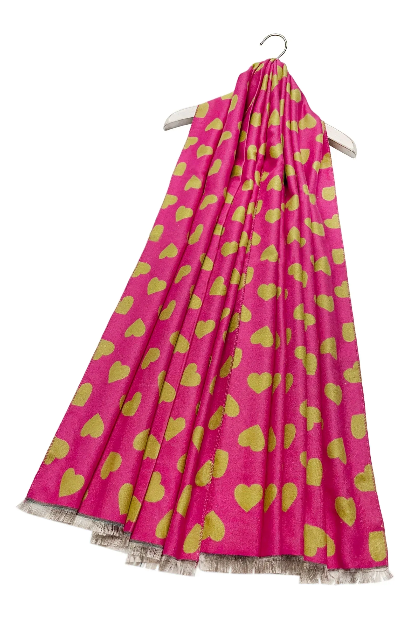 Love Heart Reversible Scarf