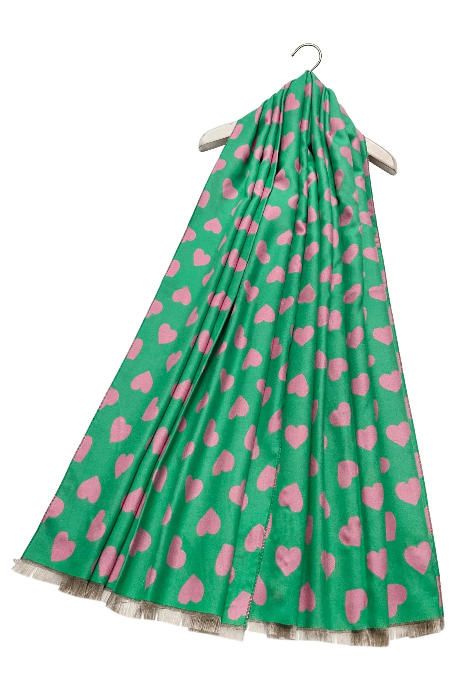 Love Heart Reversible Scarf