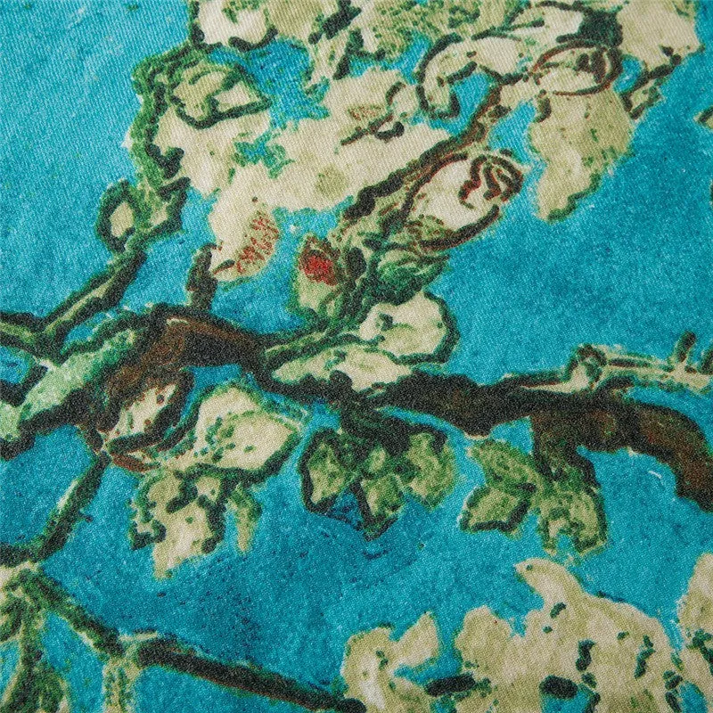 Luxe Cashmere Sakura Painting Scarves