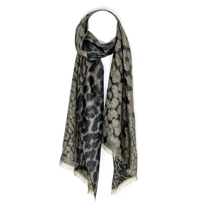 Metallic Animal Luxe Scarf